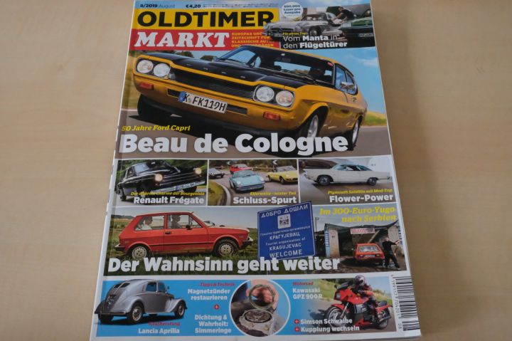 Deckblatt Oldtimer Markt (08/2019)